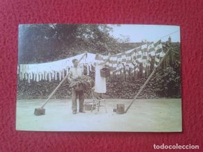 Coleccionismo deportivo: POSTAL POST CARD THE NOSTALGIA POSTCARD VINTAGE 1935 LONDON FÚTBOL TOTTENHAM HOTSPURS´WASHING DAY